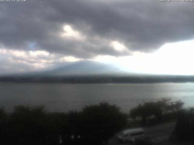 河口湖からの富士山