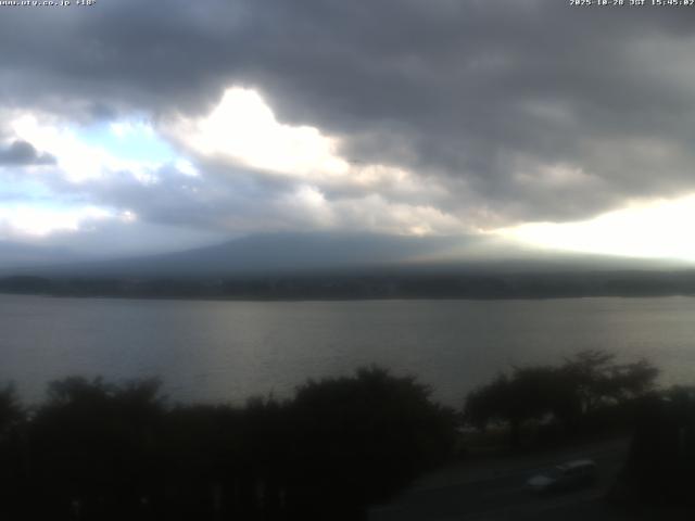 河口湖からの富士山