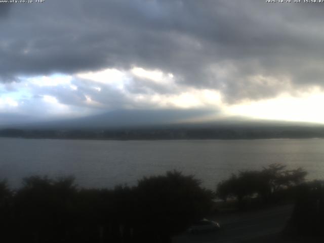 河口湖からの富士山