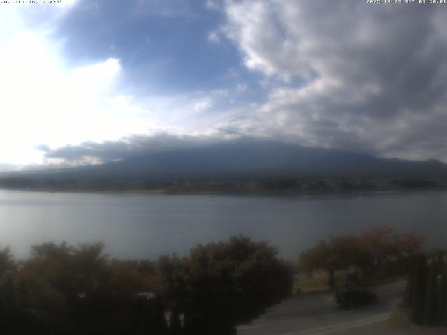 河口湖からの富士山