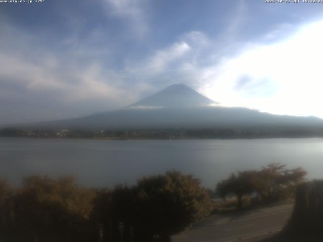 河口湖からの富士山