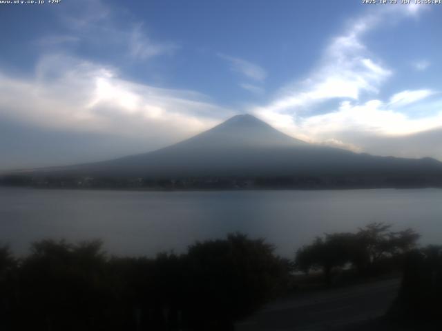 河口湖からの富士山