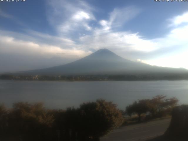 河口湖からの富士山
