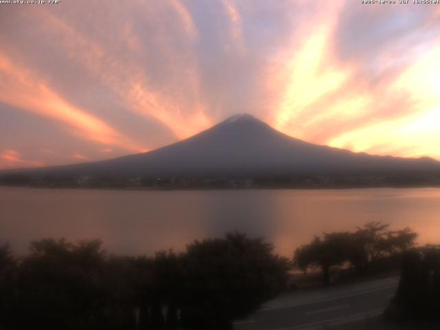 河口湖からの富士山