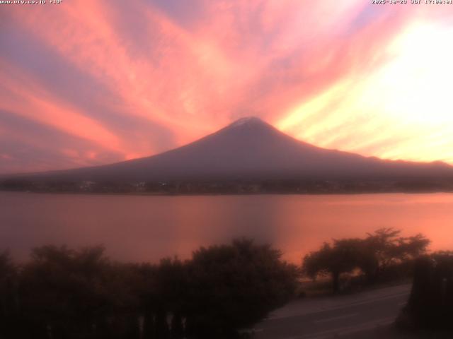 河口湖からの富士山