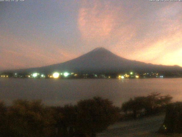 河口湖からの富士山