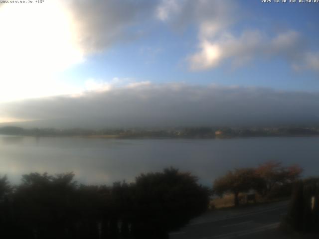 河口湖からの富士山