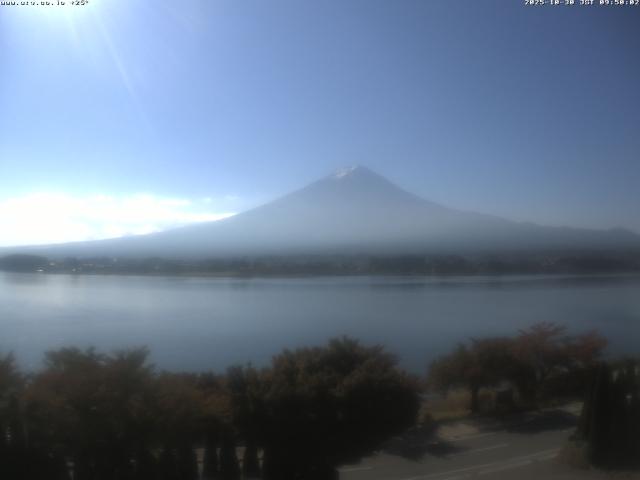 河口湖からの富士山