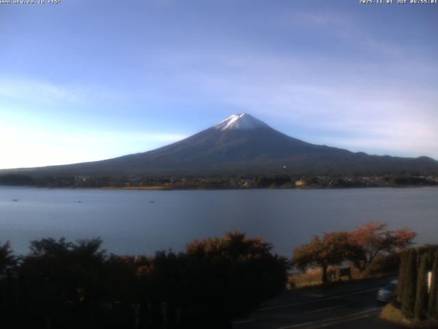 河口湖からの富士山