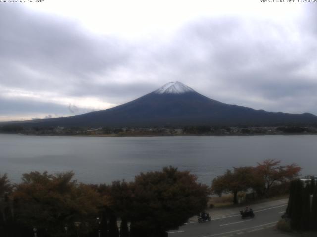 河口湖からの富士山