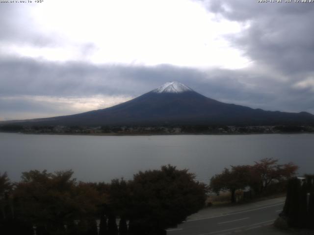 河口湖からの富士山