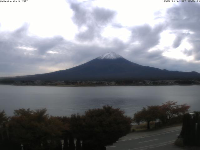 河口湖からの富士山