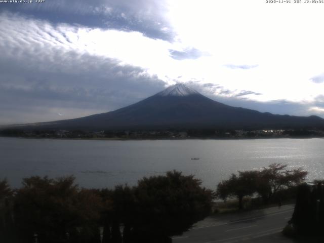 河口湖からの富士山