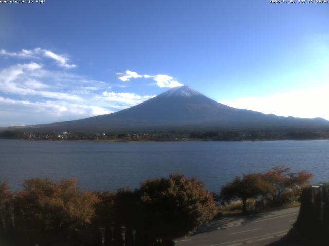 河口湖からの富士山