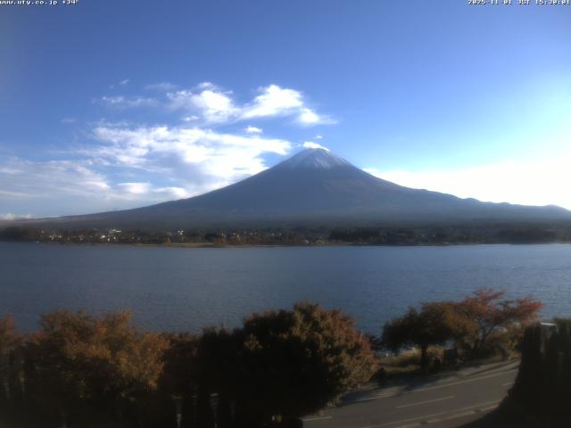 河口湖からの富士山