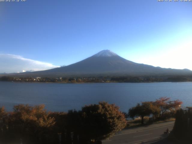 河口湖からの富士山