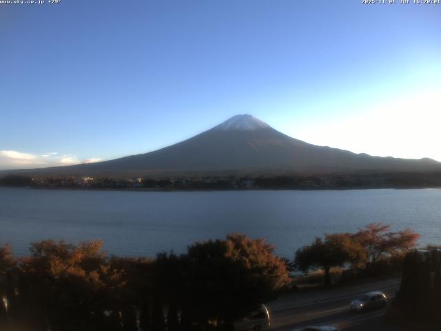 河口湖からの富士山