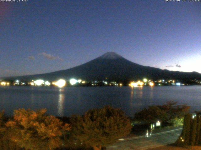 河口湖からの富士山