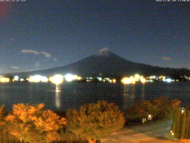 河口湖からの富士山