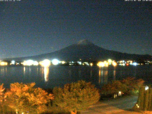 河口湖からの富士山