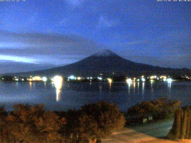 河口湖からの富士山