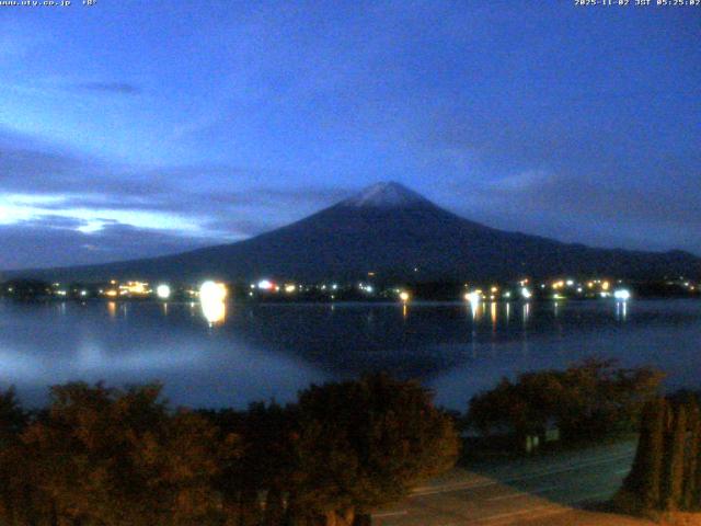 河口湖からの富士山