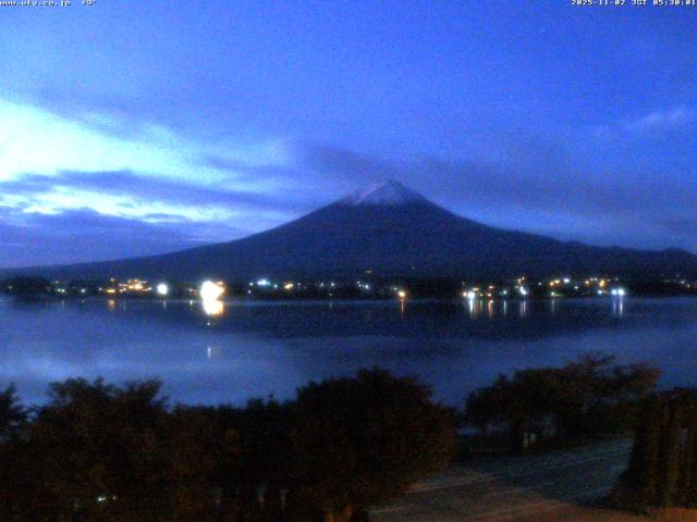 河口湖からの富士山