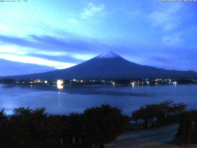 河口湖からの富士山