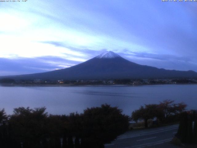 河口湖からの富士山