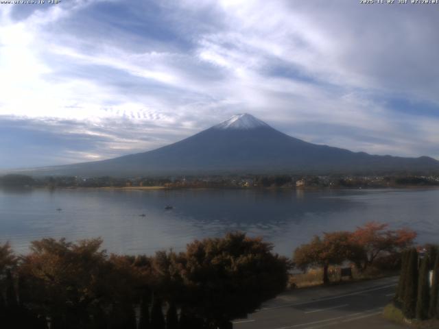 河口湖からの富士山