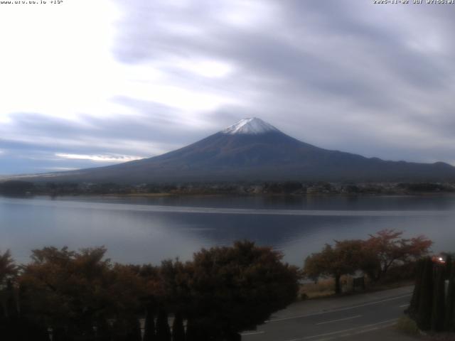 河口湖からの富士山