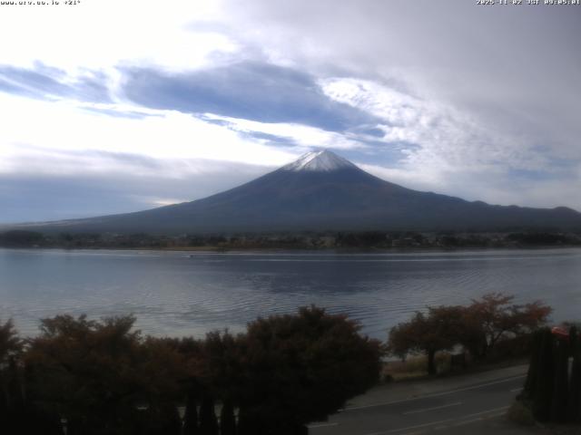 河口湖からの富士山