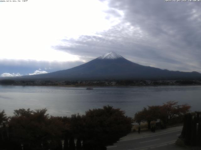 河口湖からの富士山