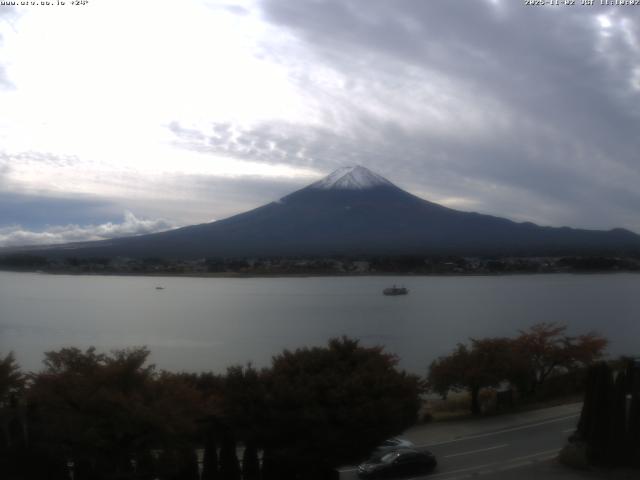 河口湖からの富士山