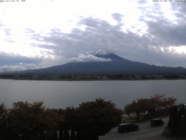 河口湖からの富士山