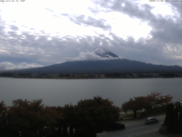 河口湖からの富士山