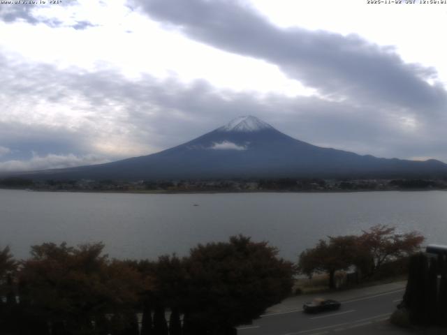 河口湖からの富士山