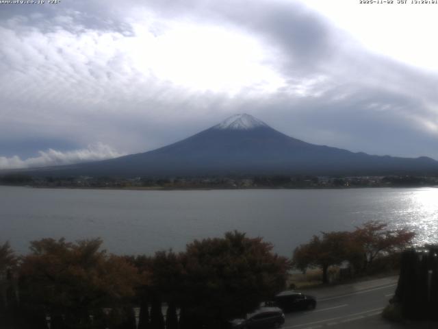 河口湖からの富士山