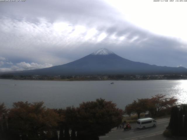河口湖からの富士山
