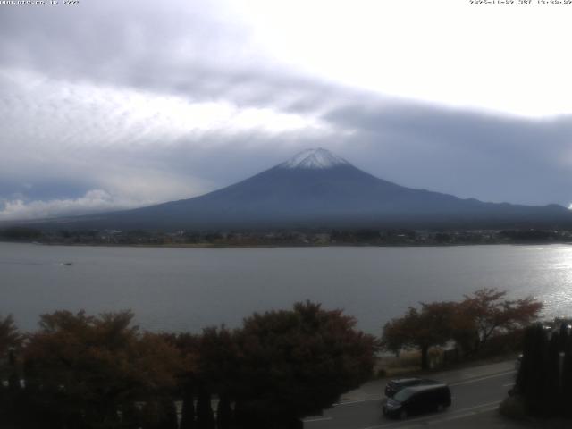 河口湖からの富士山