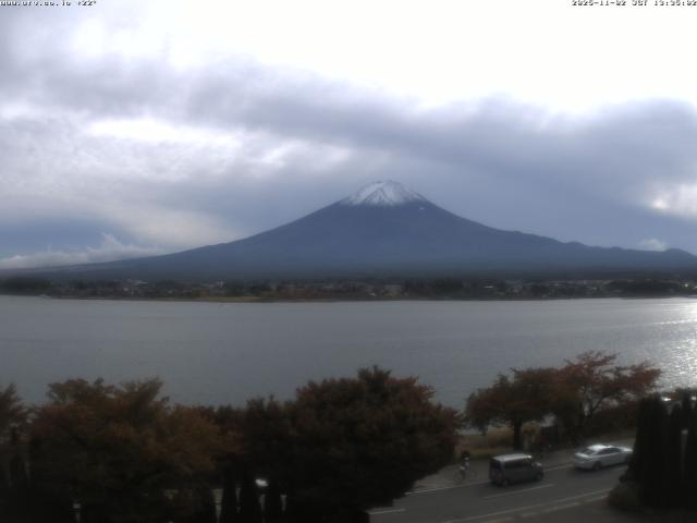 河口湖からの富士山