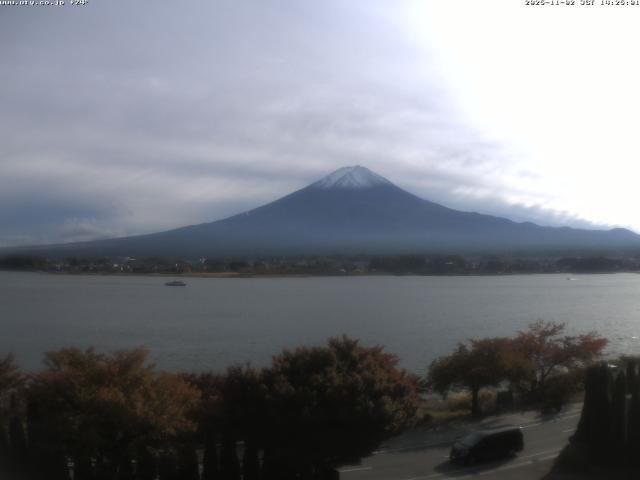 河口湖からの富士山