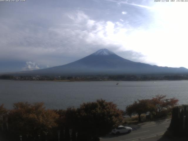 河口湖からの富士山
