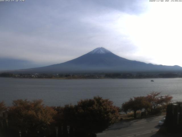 河口湖からの富士山