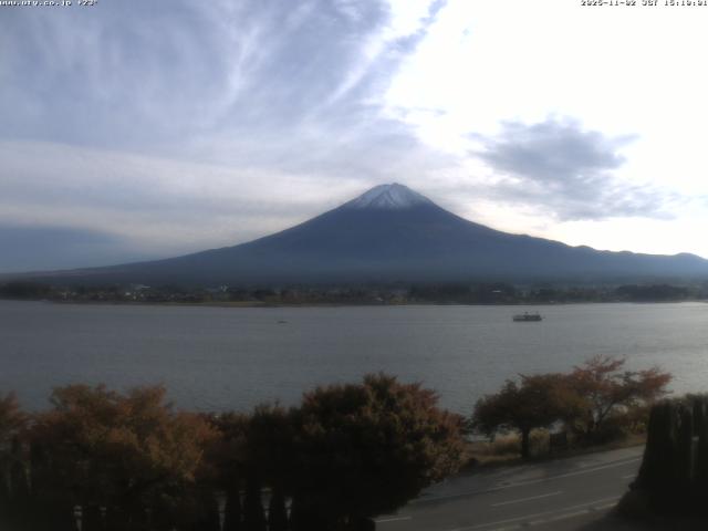 河口湖からの富士山