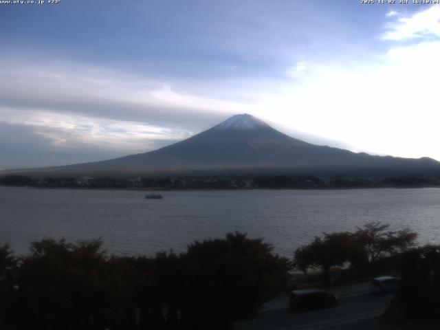 河口湖からの富士山