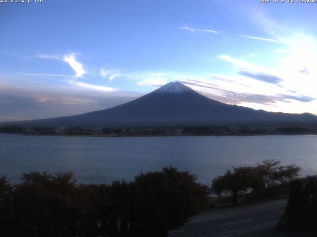 河口湖からの富士山