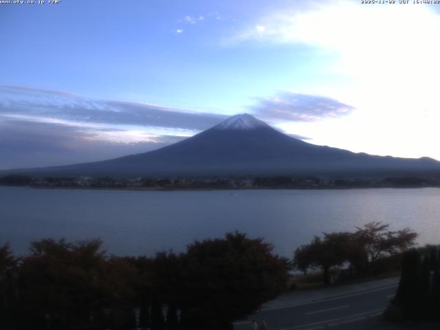 河口湖からの富士山