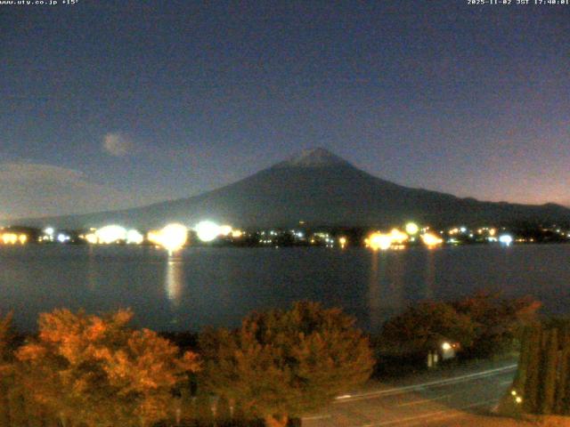 河口湖からの富士山
