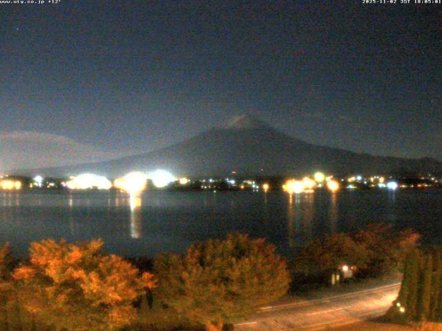 河口湖からの富士山